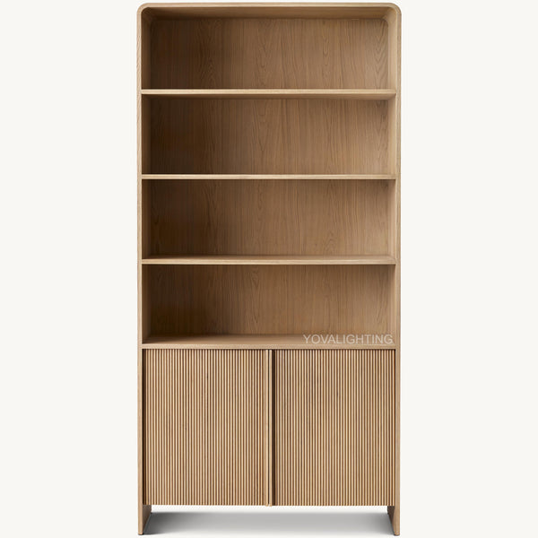 Alova Wood Open Sideboard Hutch 45"W