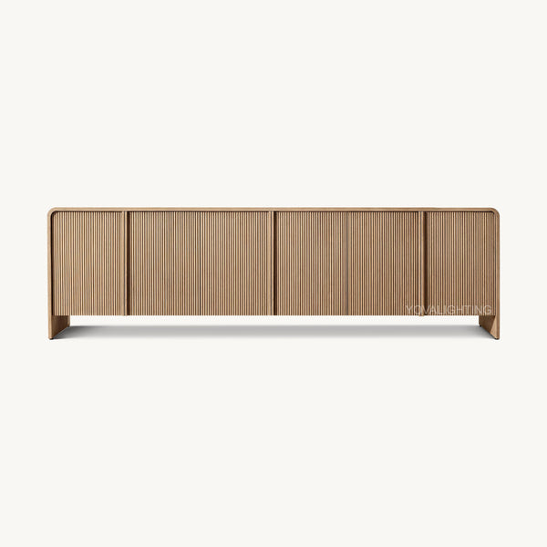 Alova Wood 6-door Media Console 96"W