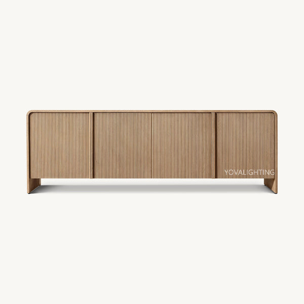 Alova Wood 4-door Media Console 60" 72'' 84''W