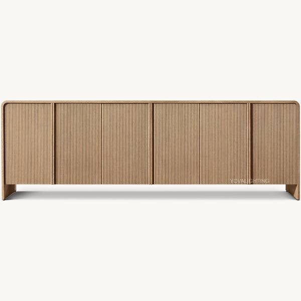 Alova Wood 6-Door Sideboard 96''W