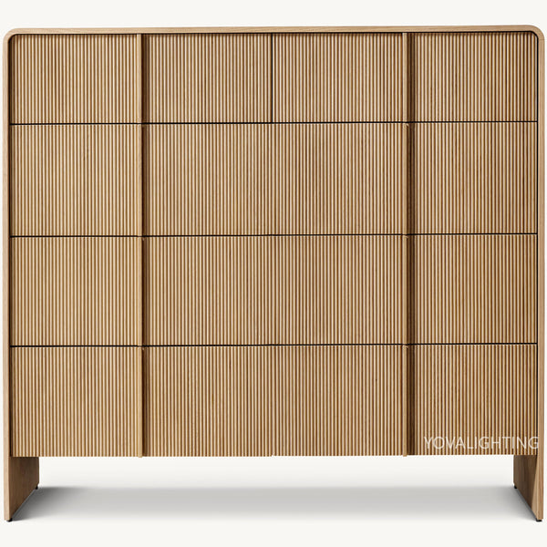 Alova Wood 5-Drawer Dresser 50''W