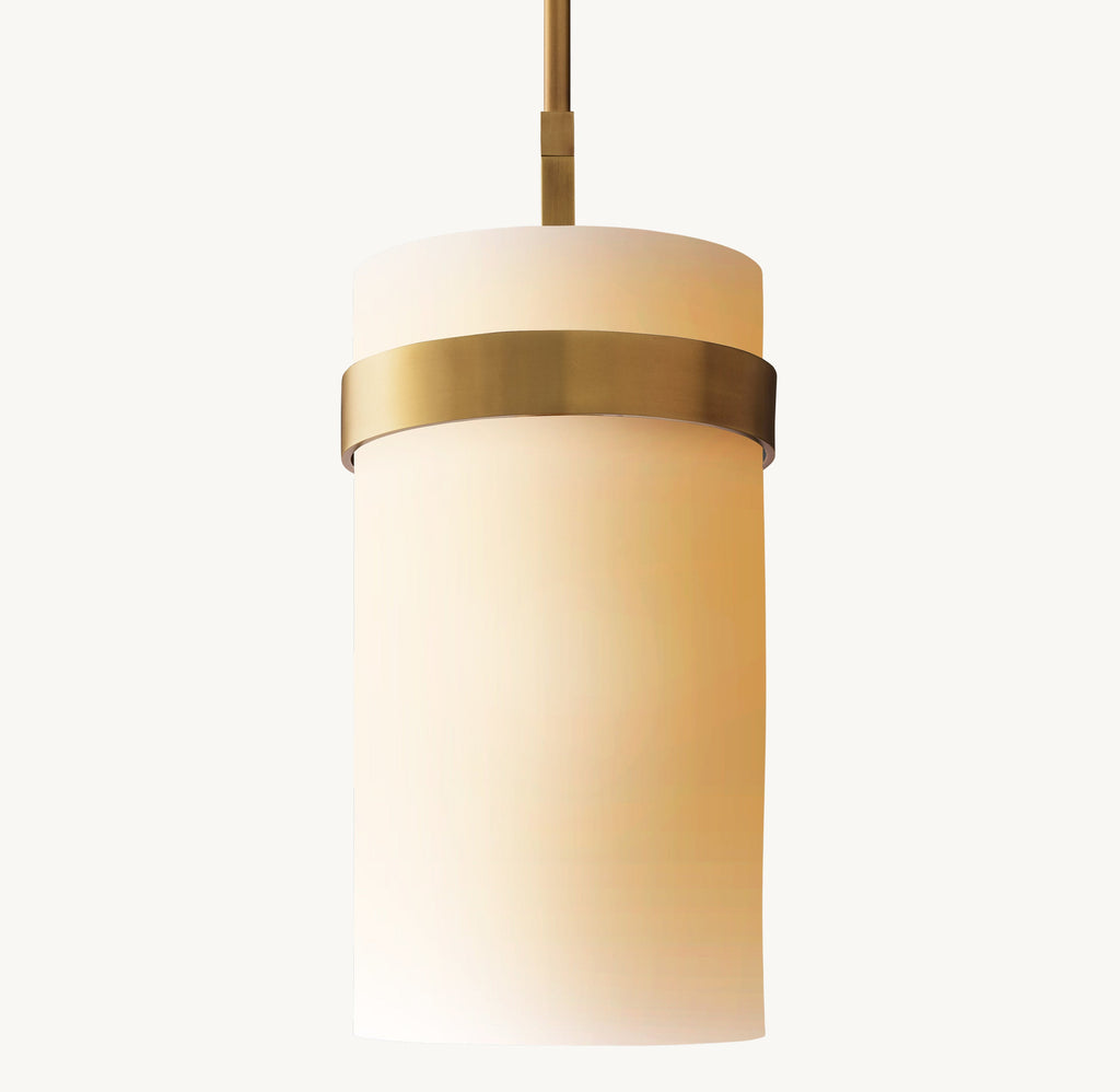 Ravelle Milk Glass Pendant 8