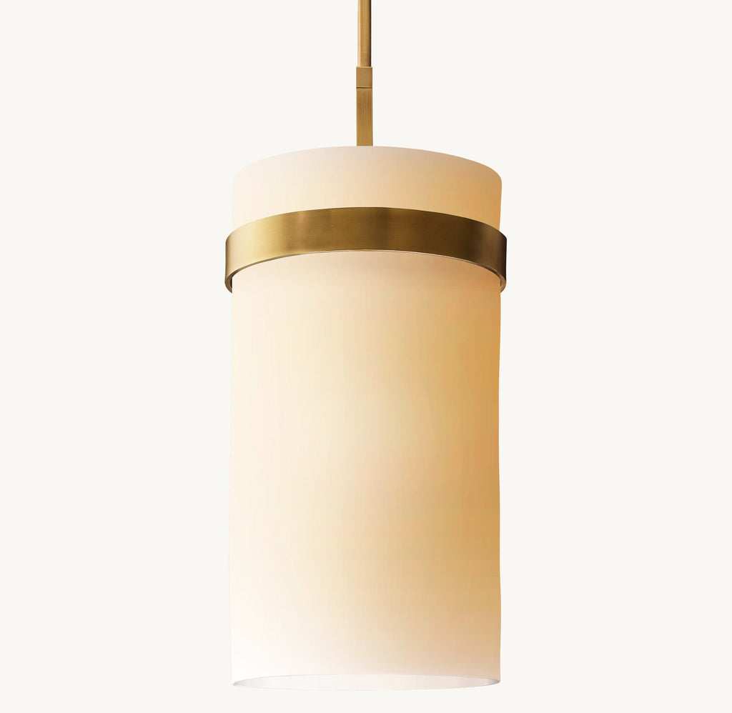 Ravelle Milk Glass Pendant 10