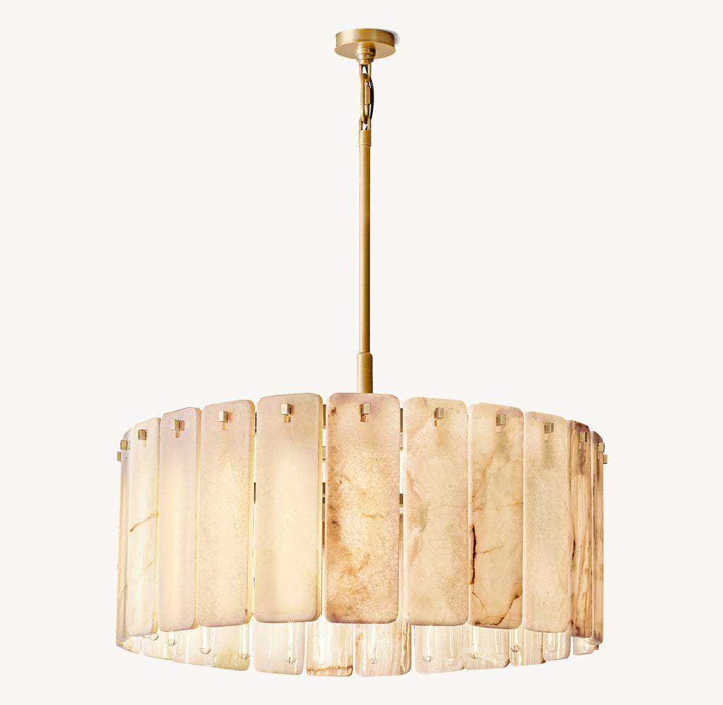 Calamette Onyx Round Chandelier 36