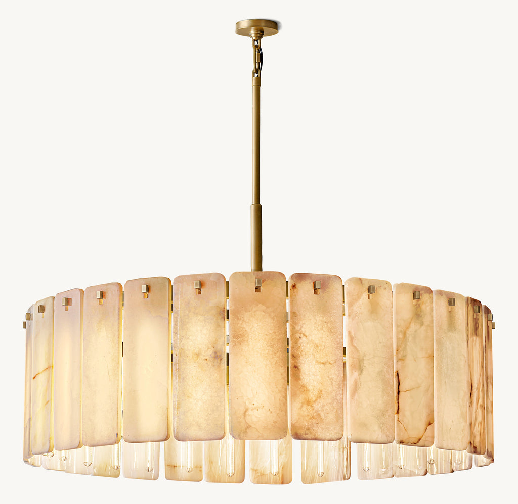 Calamette Onyx Round Chandelier 48