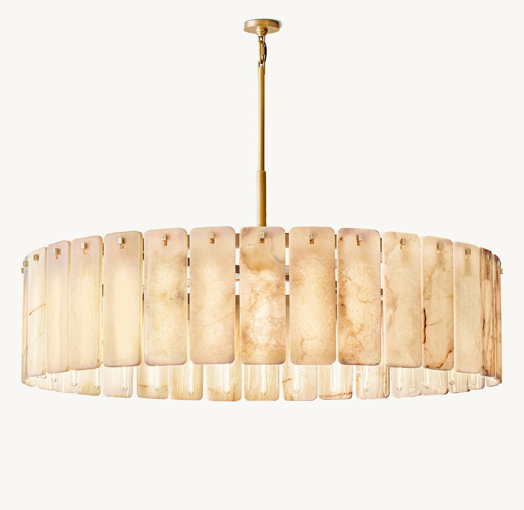 Calamette Onyx Round Chandelier 60