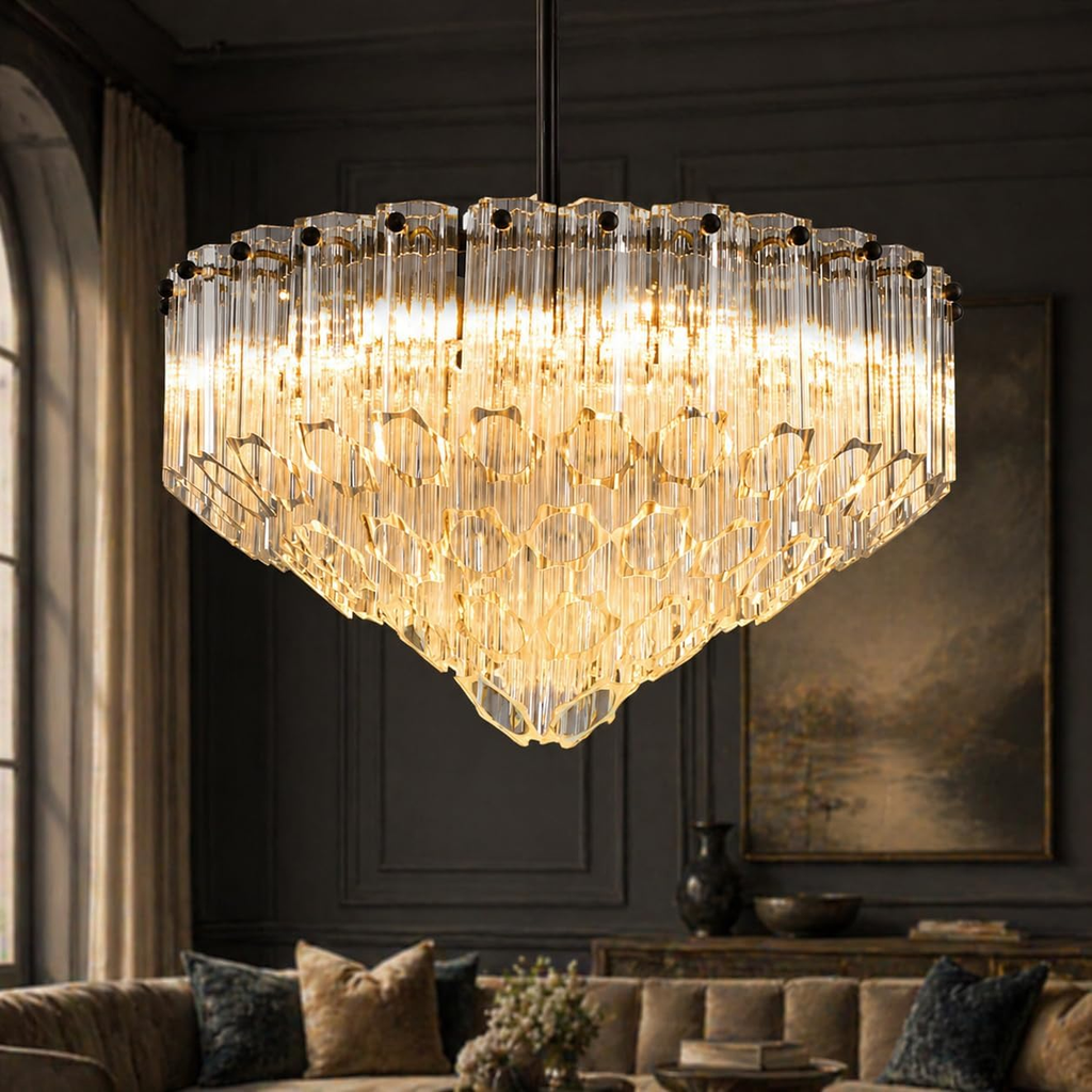 Modern Glass Round Chandelier 14