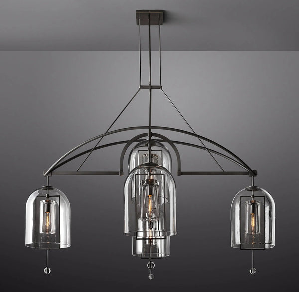 Fulcrumn Round Chandelier 73" 5-Lights