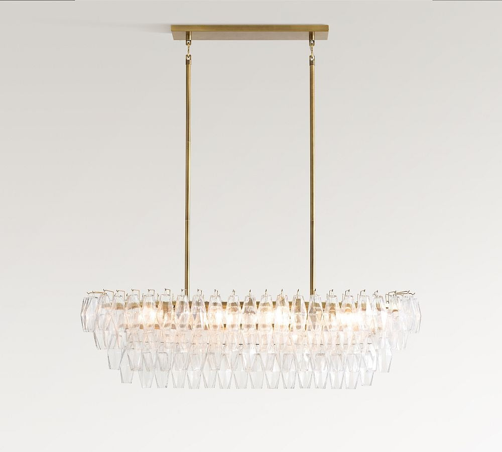 Florence Crystal Linear Chandelier 50