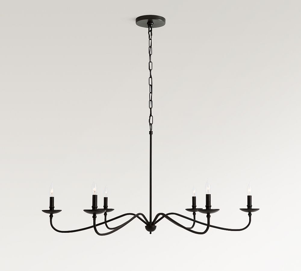 Lucca Iron Chandelier (38"-50")