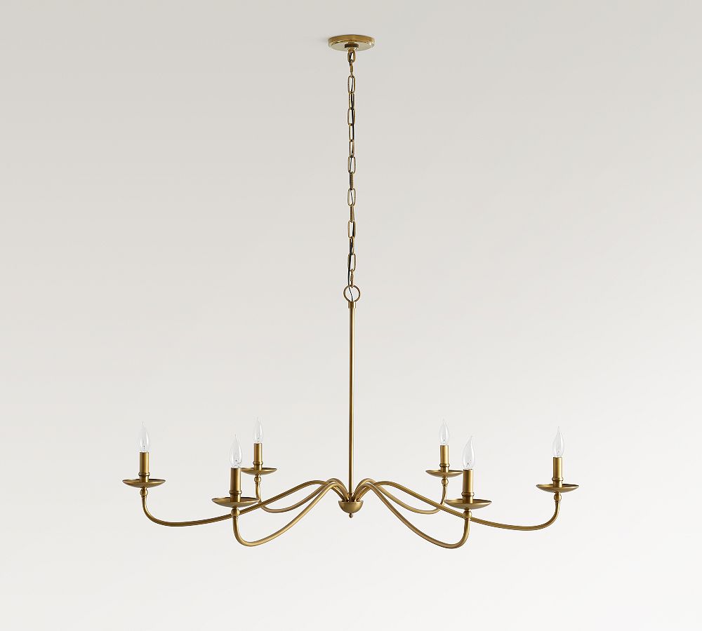 Lucca Iron Chandelier (38"-50")