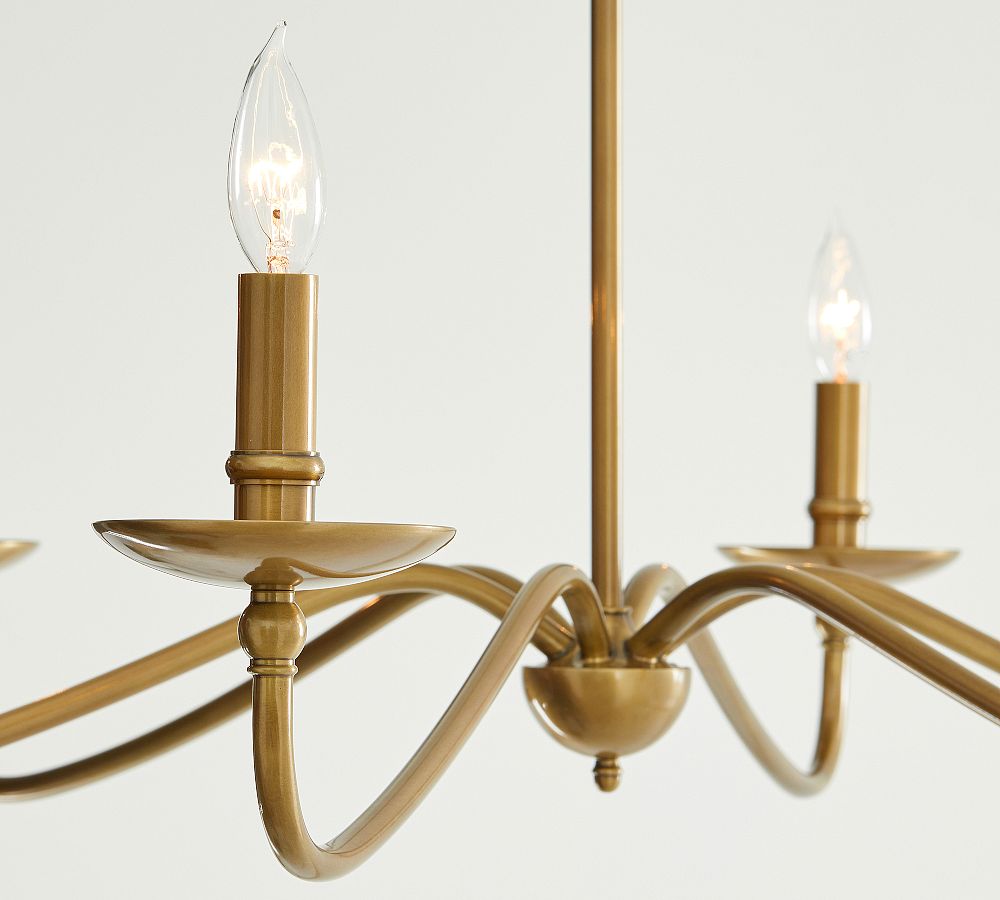 Lucca Iron Round 2-Tier Chandelier (48")
