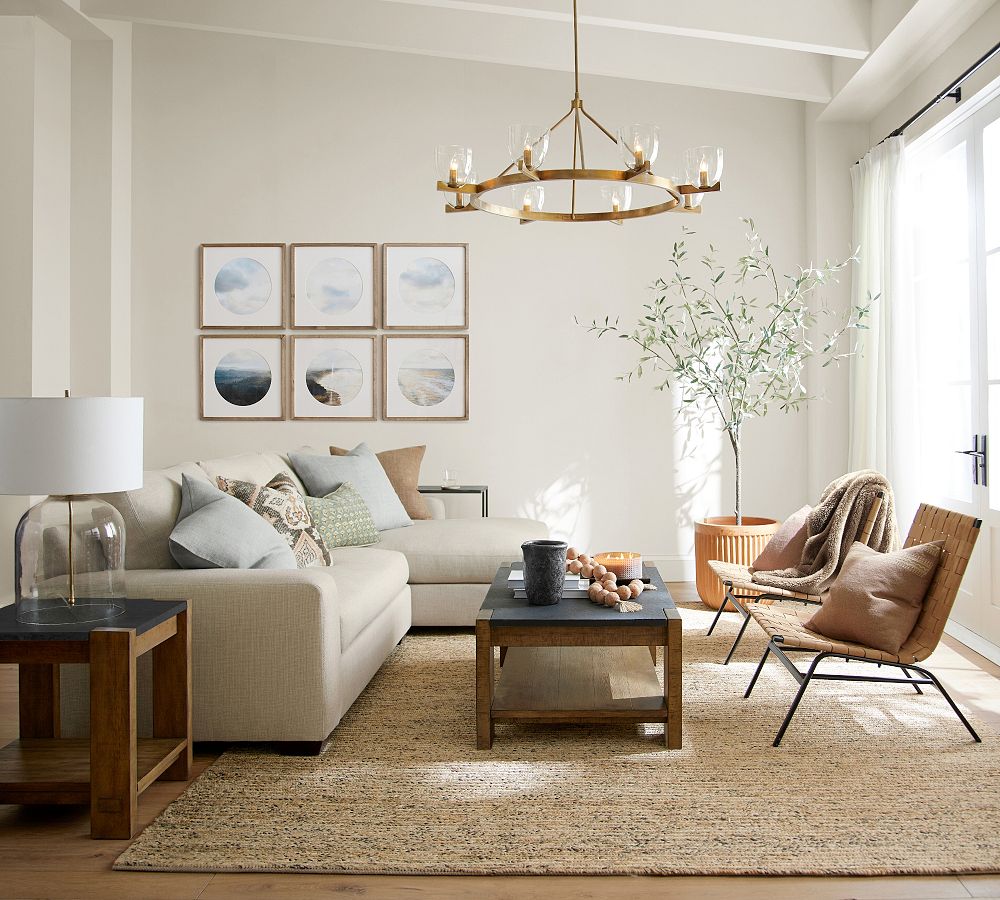 Chamberlin Metal Round Chandelier (50")