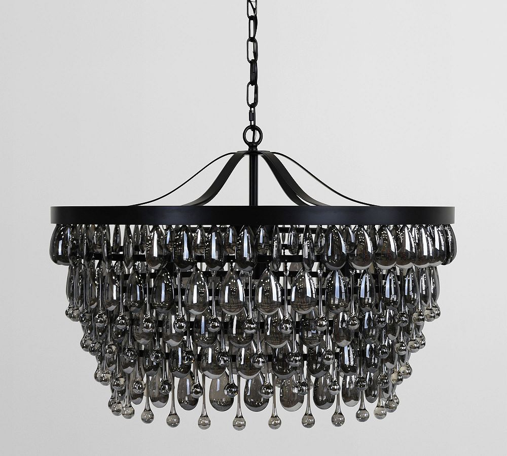 Ordman Crystal Round Chandelier (28")