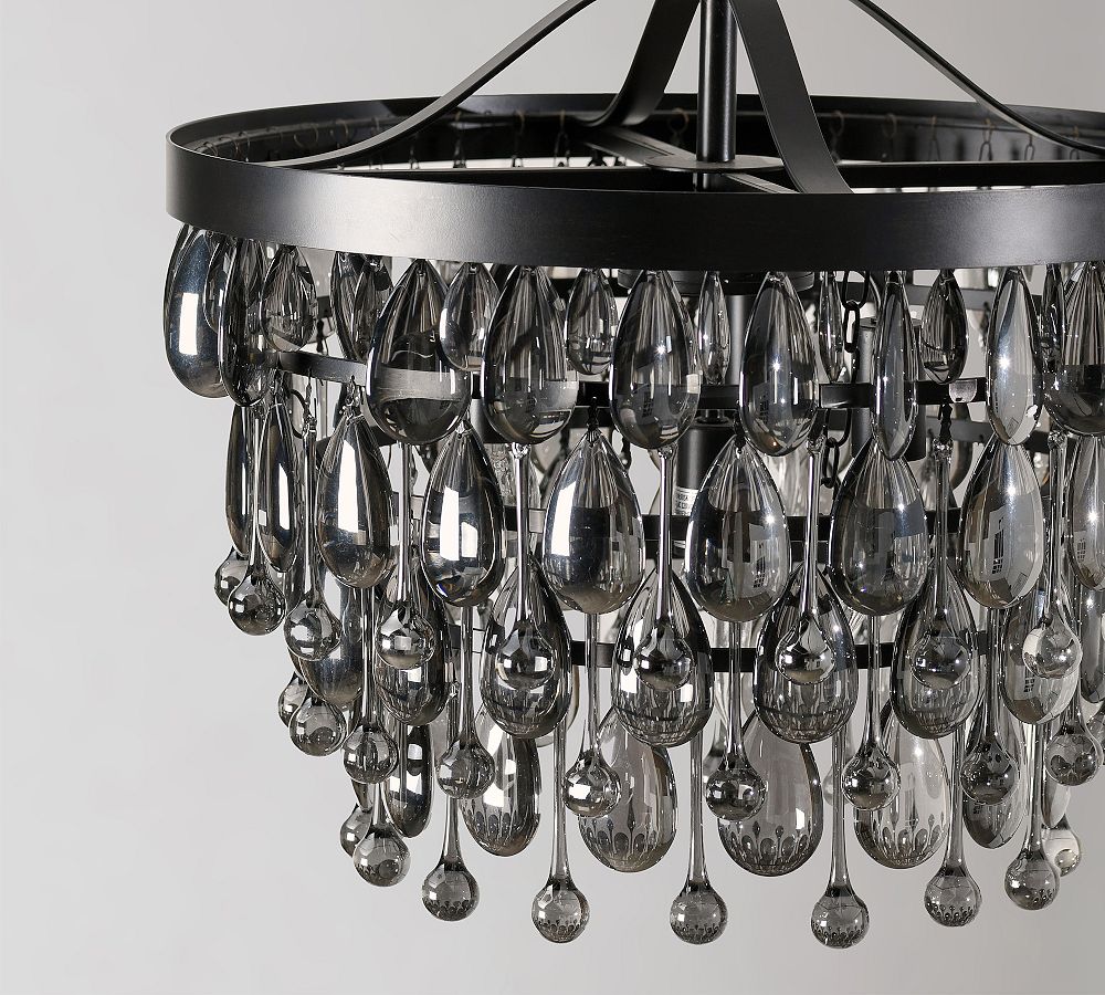 Ordman Crystal Round Chandelier (28")