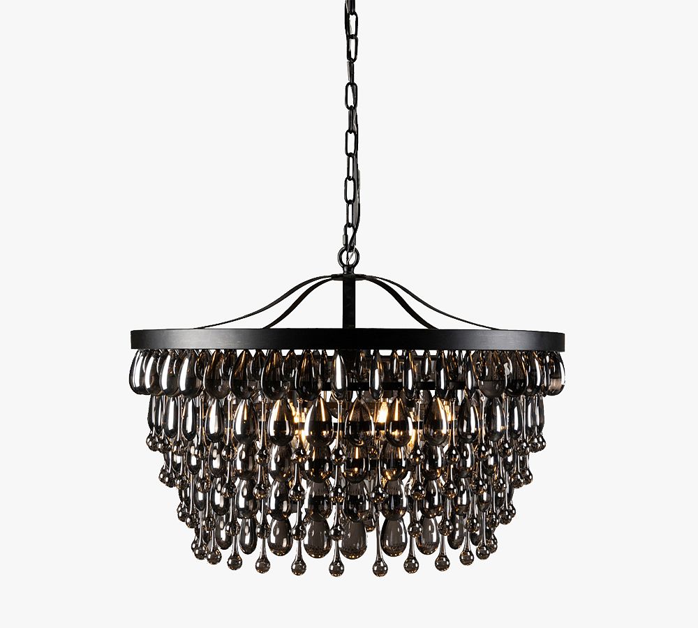 Ordman Crystal Round Chandelier (28")