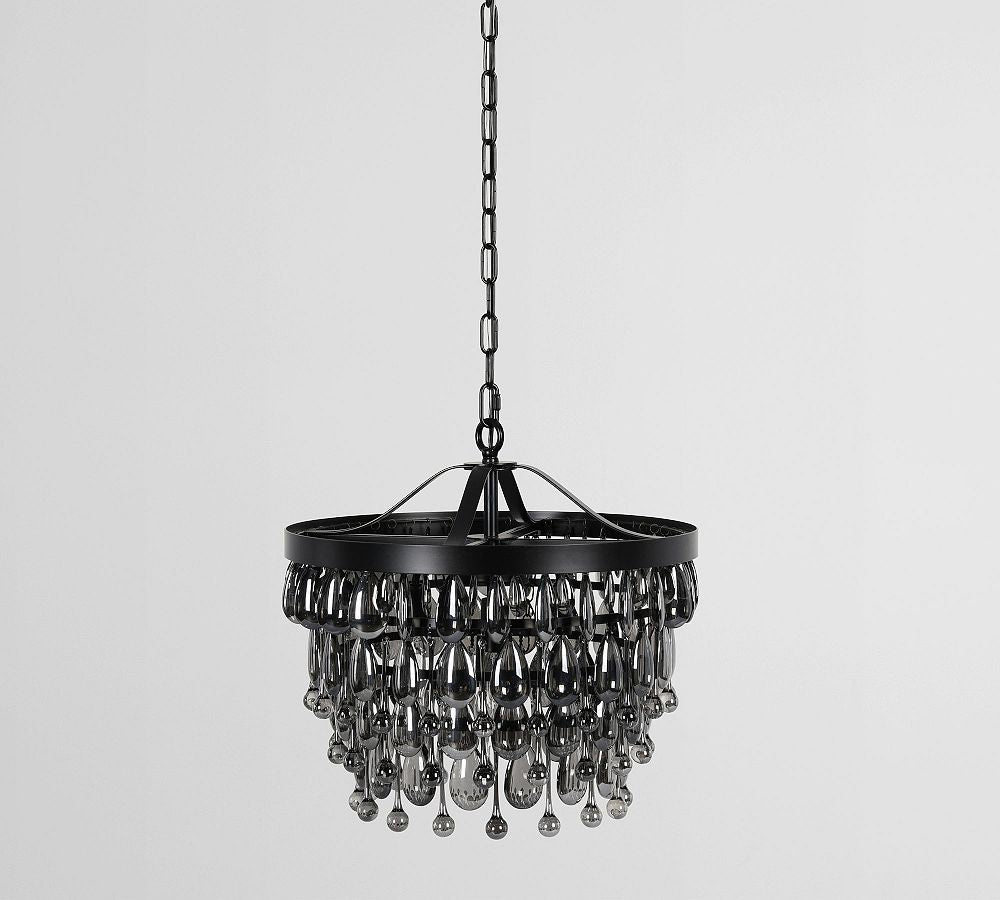 Ordman Crystal Round Chandelier (28")