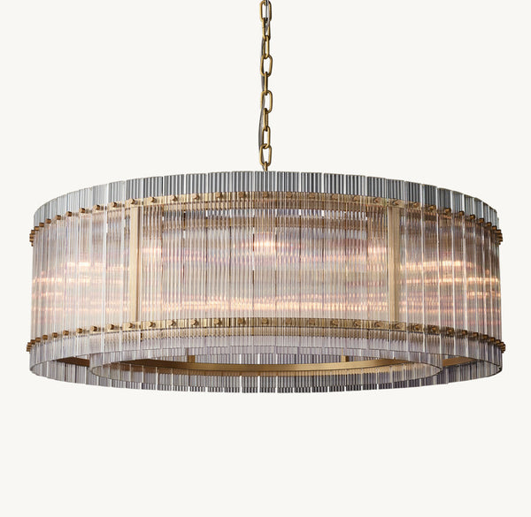 SUN MARCUS GLASS ROUND CHANDELIER 48"