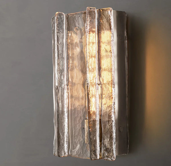 Latica Clear Glass Sconce 15"