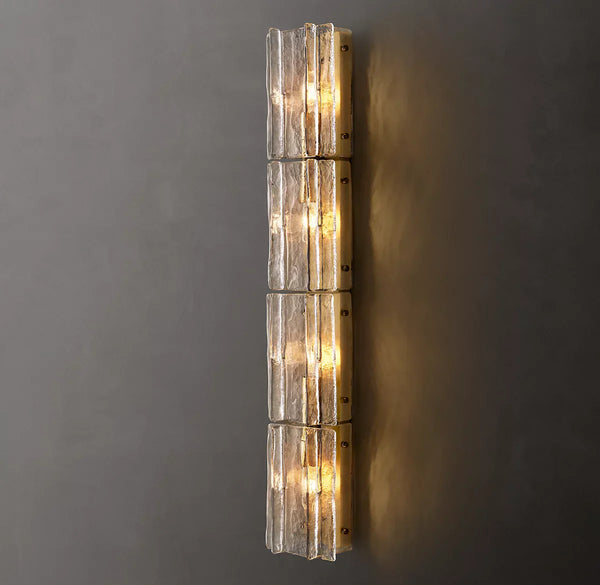Latica Clear Glass Grand Sconce 49" 61"D