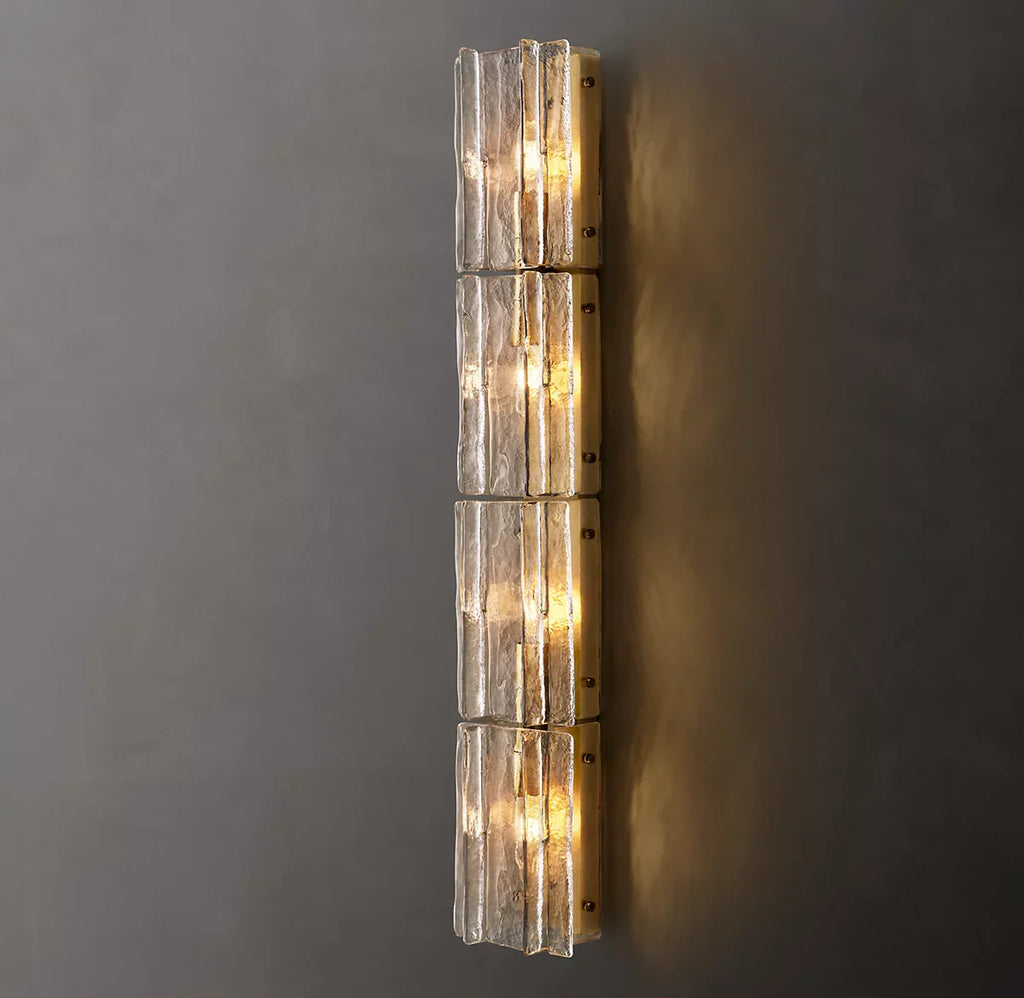 Latica Clear Glass Grand Sconce 49