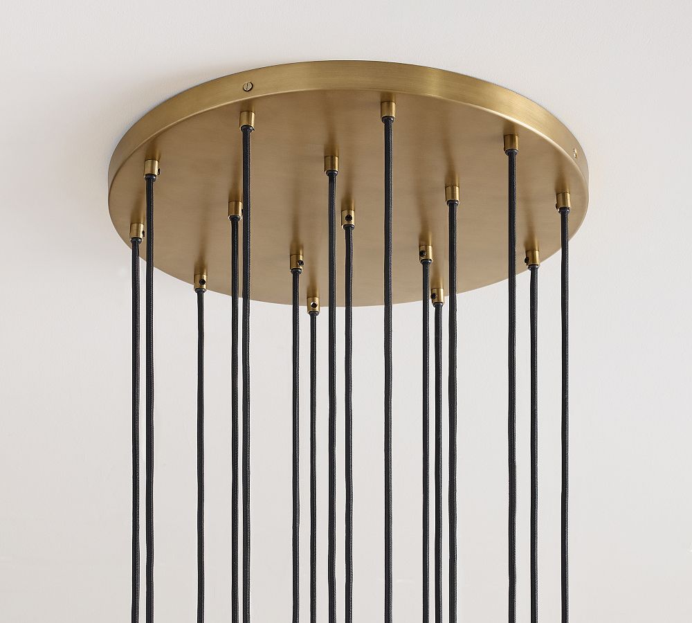 Raina Alabaster Multi Globe Chandelier (19")