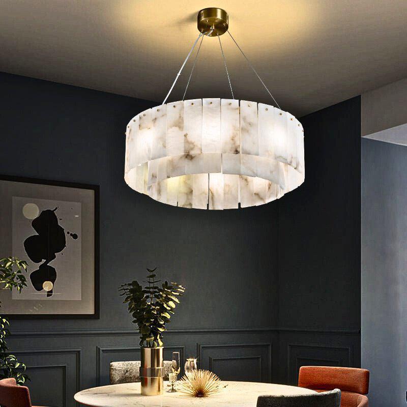 Regalis Alabaster Chandelier Light - Yovalighting