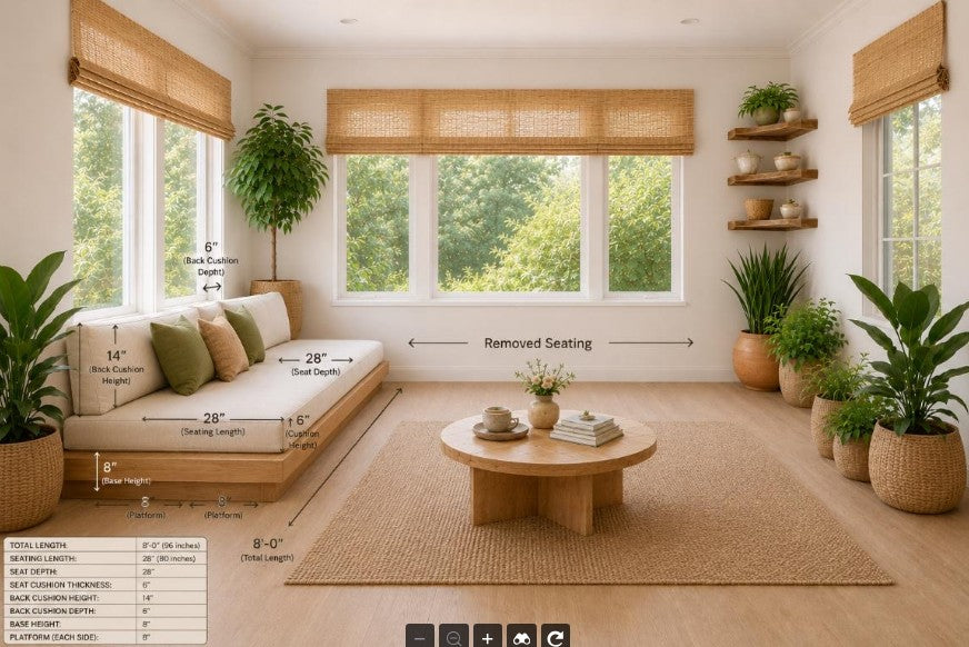 Custom - Sofa With Pillows