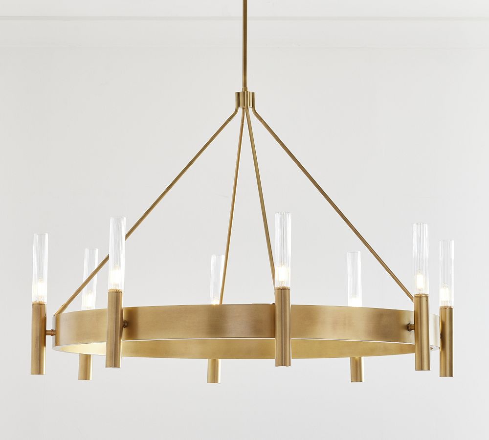 Somerset Metal Round Chandelier (44")
