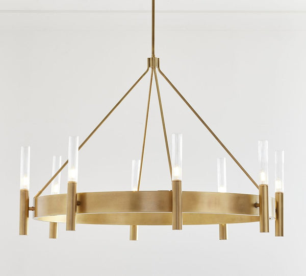 Somerset Metal Round Chandelier (44")