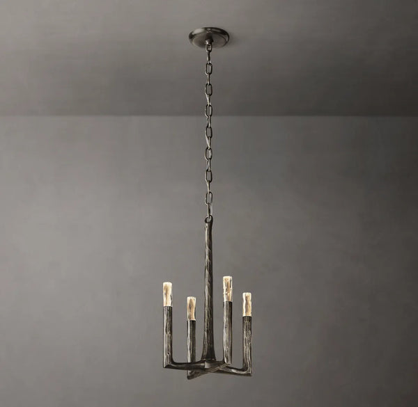 Thaddeus Forged Brass Pendant 12''D